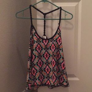 Flowy Print Tank
